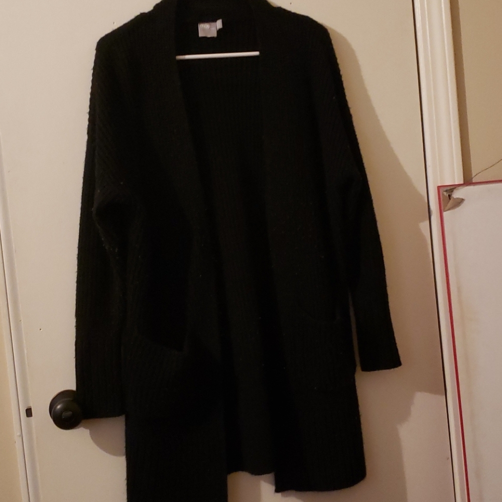 Asos black knit cardigan